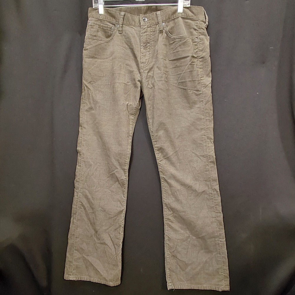 Gap 1969 Boot Fit Corduroy Pants Mens 35x30 Olive Taupe Bootcut Sri Lanka
